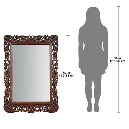 Design Toscano The Royal Baroque Hardwood Mirror DY4122